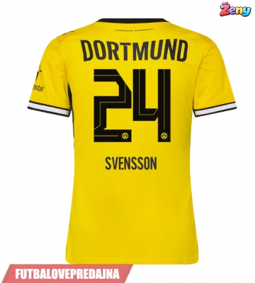 Lacne Ženy Futbalové dres Borussia Dortmund Daniel Svensson #24 2026-27 Krátky Rukáv - Domáci